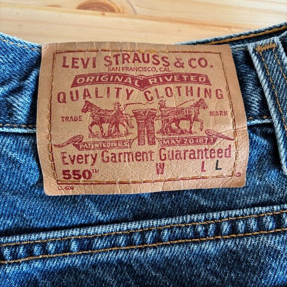 Levi's 550 | 100% Cotton | Relaxed Fit | Tapered Leg | Size 14 MIS L - Picture 5 of 8